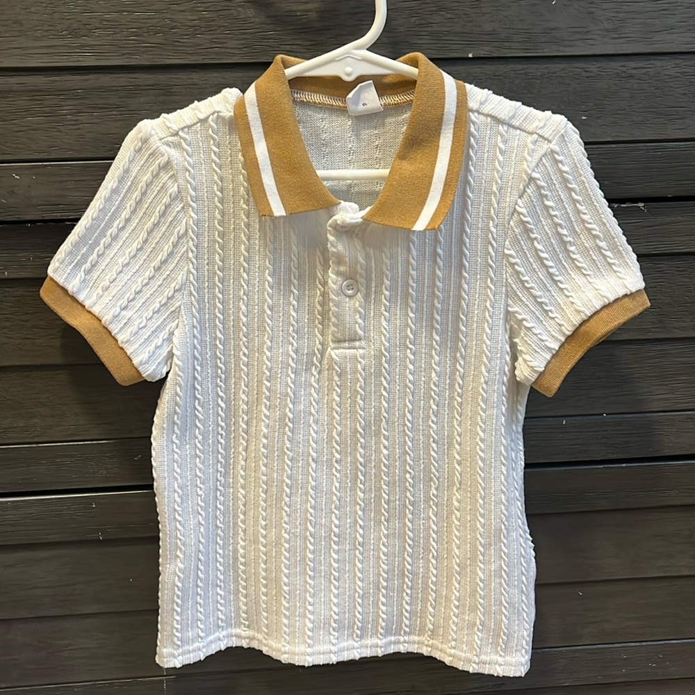 Boys knit polo